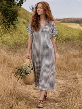empire line maxi dress plus size Long Sleeve Empire Waist Maxi Dress main image 0